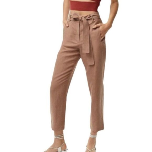 Aritzia Pants - Aritzia Wilfred Jallade Linen Tie-Front Pant